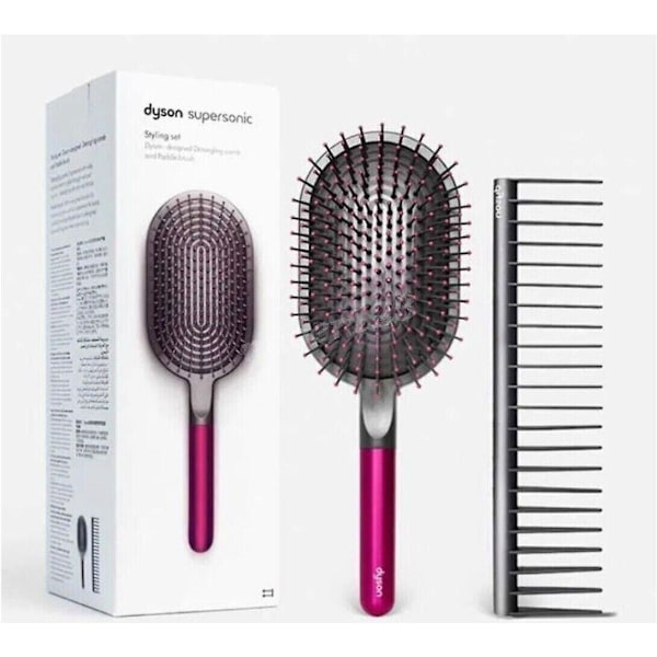 Dyson Supersonic Kam och Paddelborste Styling Set Fuchsia/Nickel 4 Färg