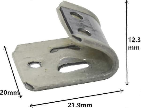 Møbelclips til polstring, fjederclips til møbelpolstring, fjederclips til stol- og sofafjederreparation (20 stk.) - WK