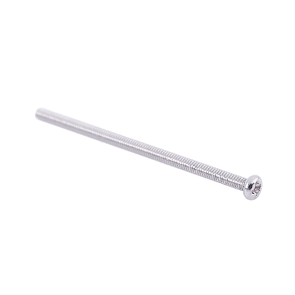 120 stk. Sølvfarget M2 X 40mm 304 Rustfritt Stål Rundhode Skruer Bolt