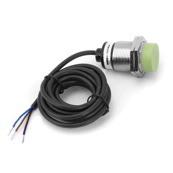 15 mm NPN NO Inductive Sensor - Nickel Plated Brass