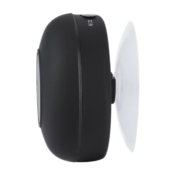 Portable Waterproof Bluetooth Speaker with Suction Cup (Black)