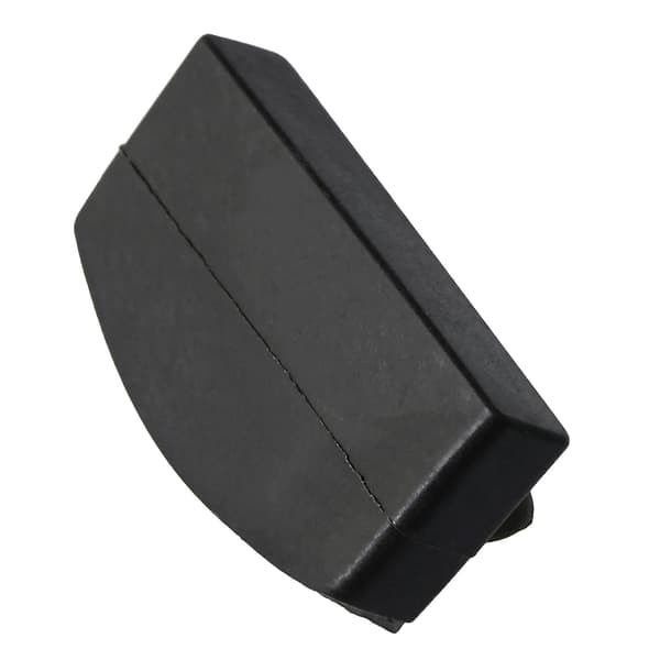 50 stk. Sengelameller Plast End Caps Holdere 55mm Sort -