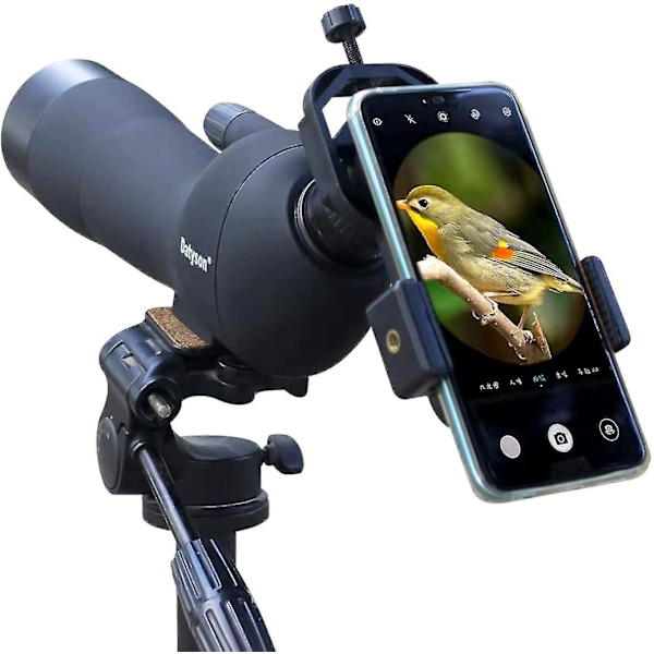 Cellphone Telescope Adapter Mount, Universal Phone Scope Mount, Work With For Spotting Scope, Telescope,etc.