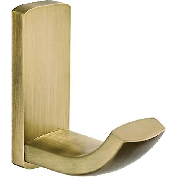 Håndklædekrog til hjemmet, badekåbekroge, messing badeværelsesknager, multifunktionel vægmonteret krog, børstet bronze