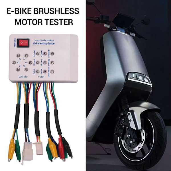 24v/36v/48v/60v/72v Elbil E-cykel Scooter Borstlös Motorstyrenhet Testare