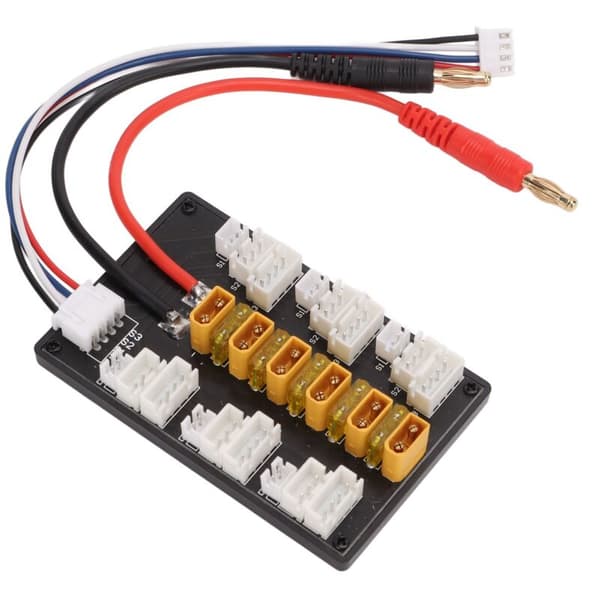 XT30 Parallel Opladningskort, Batteribalanceopladerforlængeradapter til IMAX B6