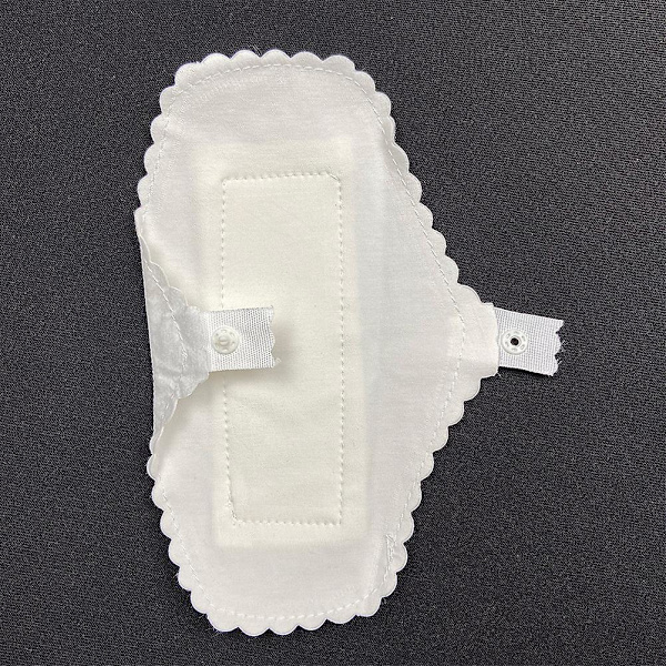 3 st tunna återanvändbara bomullstvättlappar Menstruationsduk Sanitära mjuka dynor Servett Tvättbar vattentät Trosinsats Damhygienbindor