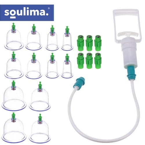 Vakuumkoppar koppningsset 12 delar med pump + 6 magnettips