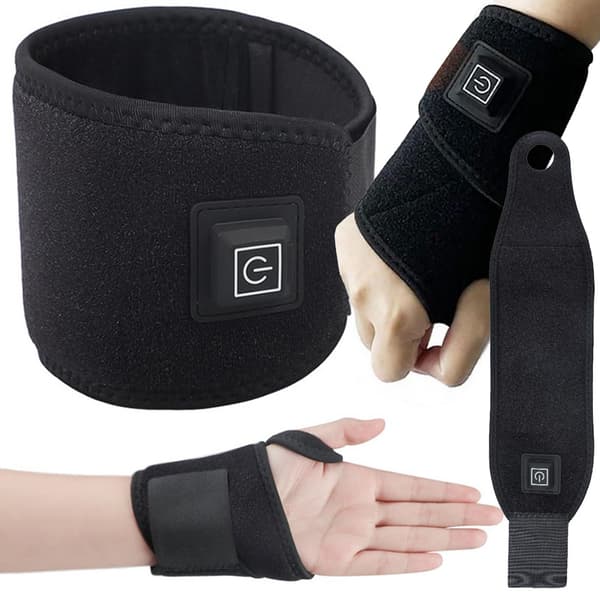 Warming Wrist Support with USB – Three Heat Levels