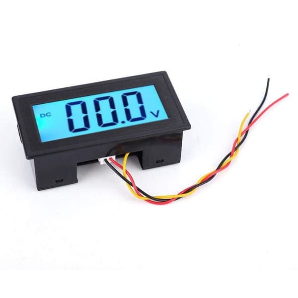 YB5135D Digital Voltmeter Spenningstester Tre-leder LCD-skjerm (DC 0-200V)
