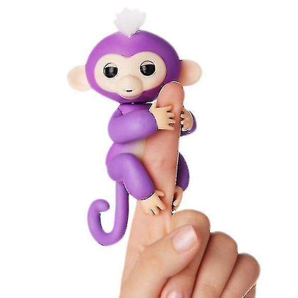 Yyh-kids Leksaker, Finger Apa Interaktiv Babydjur Lila