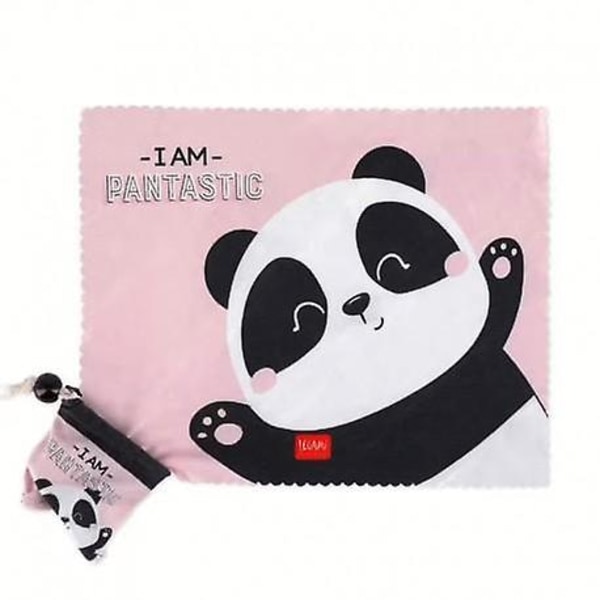 Polishing cloth for glasses SOS Look at me, Panda