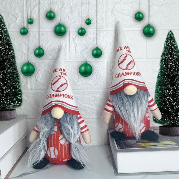 Julgransprydnad Basebolldocka Ansiktslös Tomte Sportdocka 1 28*12*8.5cm