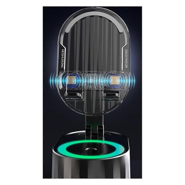 Puhelinpidike Induktiivinen Bluetooth-kaiutinpidike Musta