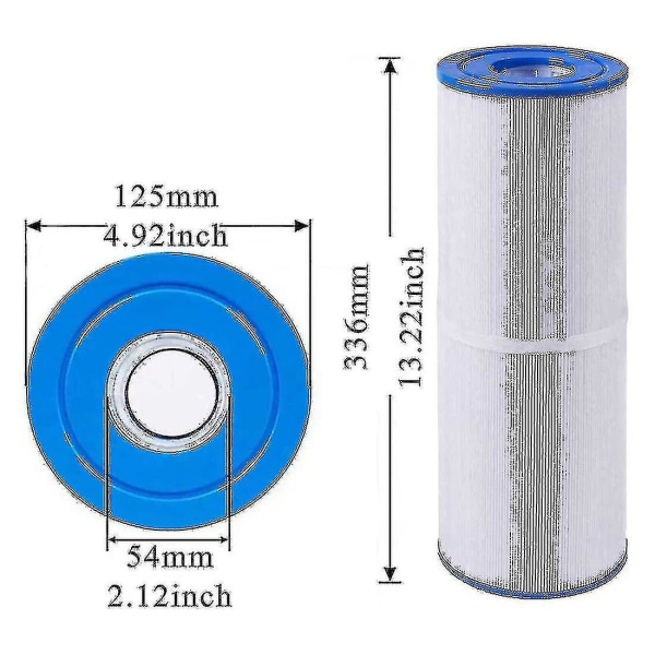 Spa-filter för Prb50-in Unicel C-4950 413-212-02 Filbur -2390 Whirlpool J200 Serie Hot Tub-filter,p