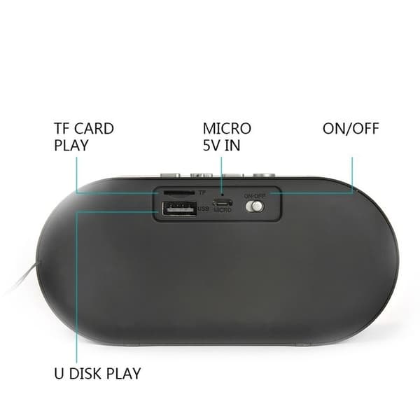 Bluetooth 5.0-høyttaler - Mini trådløs