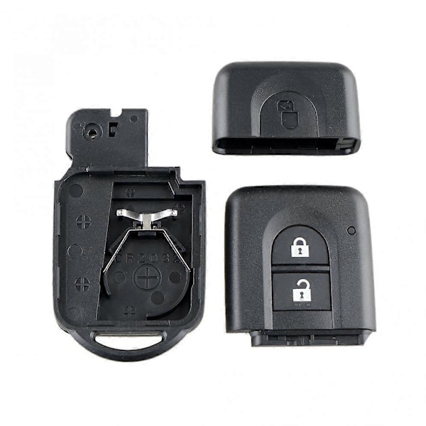 2-knapps ABS Smart Car Remote Flip Key Shell Bilnøkkelveske Passer for Nissan Micra X-Trail / Qashqai Note / Duke / Juke