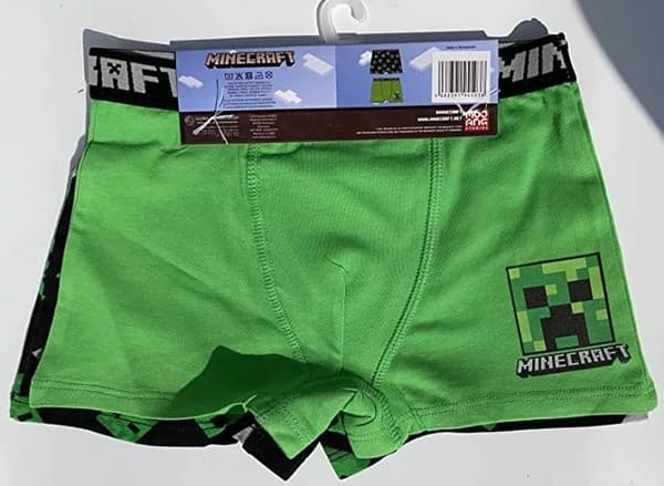 Minecraft Underbukser til Børn - 2-pak