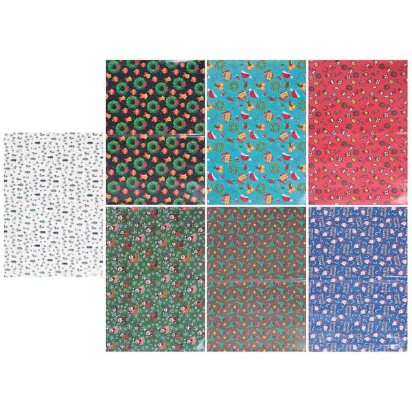 Lyxigt presentpapper Julklappspapper DIY Origami Leksaker Presentinslagningsmaterial 7 st