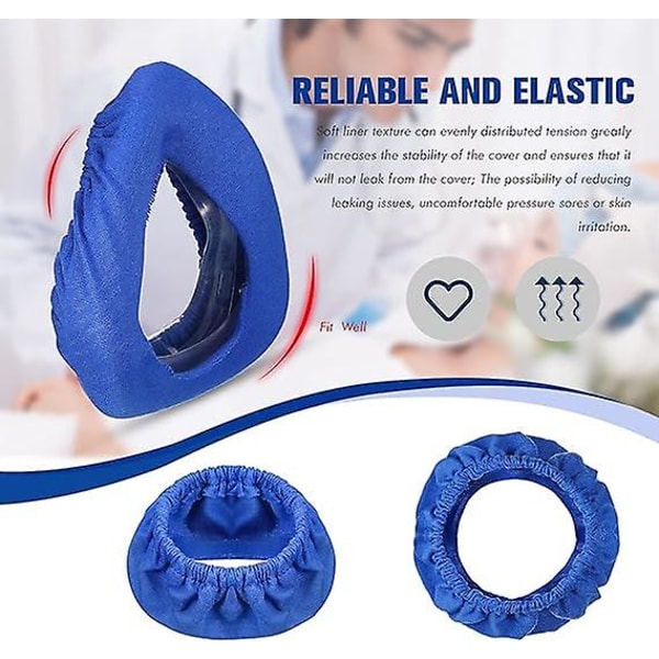5 st Cpap-maskfoder Helmask Återanvändbara Mjuka Cpap-masköverdrag Minska Luftläckage Och Blåsor Tvättbara Kuddfodral