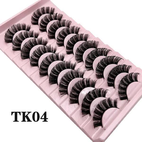 10 paria tekoripsiä - Natural Look Volume Lash - TK04