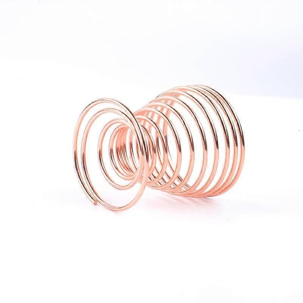 Skönhetssvamp Blender Hållare, (2-pack Roséguld) Sminksvamp Torkställ Förvaring Ägg Puderpuff Displayställ 5.2*5.1cm