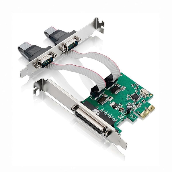 Ekspansjonskort ST36 PCIe X1 CH382L 2S1P Industriell RS232+LTP1 Print Multifunksjon Praktisk Ekspans