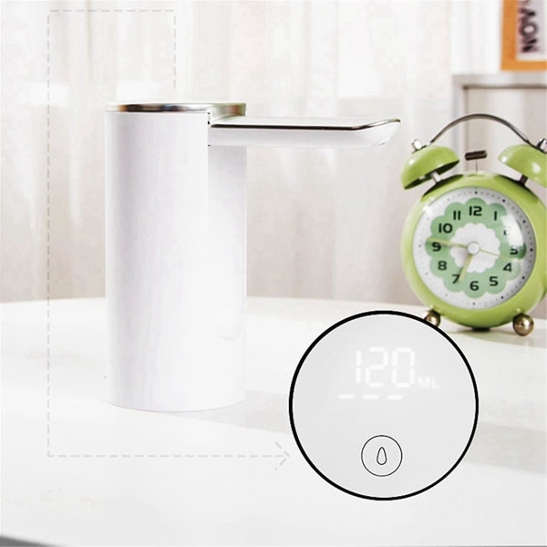 Pekskärm Vattenpump, Automatisk Vattendispenser, Elektrisk Vikbar Vattenpump, Kvantitativ Vattenutgång, Svart
