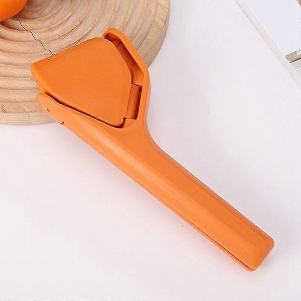 Multifunktionel Juicer Manuel Frugtjuicer Husholdnings Bærbar Manuel Juicer Orange Presse Gul