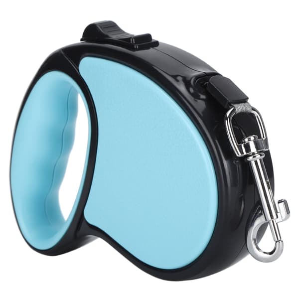Retractable Dog Leash for Small and Medium Dogs, Non-Slip, Blue, 5m/16.4ft
