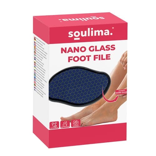 Fodfil nano glas vandafvisende genanvendelig sort 10x6 cm
