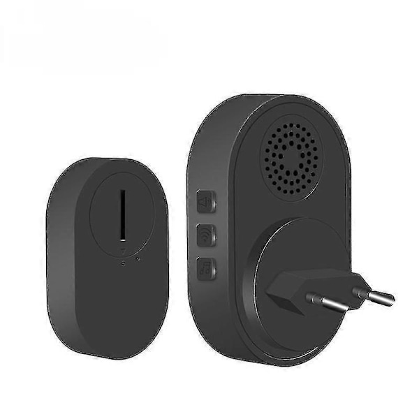 Naiwang Trådlöst Musikdörrlarm Med Justerbar Volym, Kompatibel Med 43hz Trådlös Detektor Plug-in