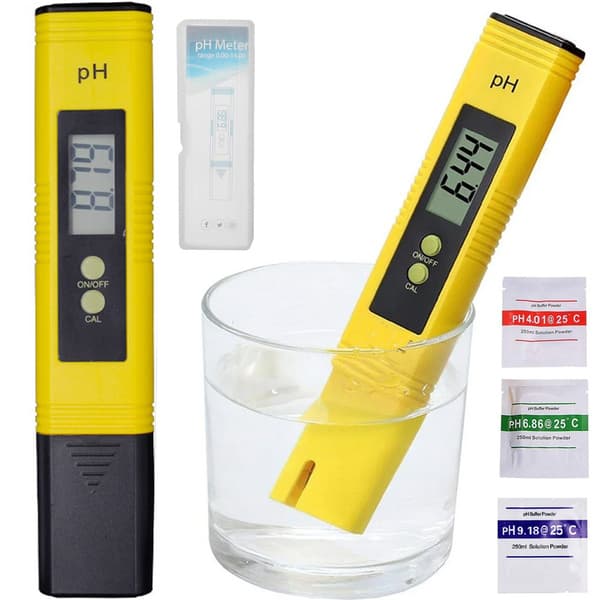 Elektroninen pH-mittari vedelle, digitaalinen kalibroinnilla