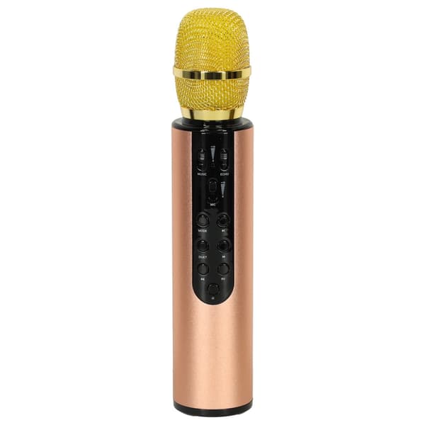 Langaton karaokemikrofoni Bluetooth kulta K3 kaiuttimella ja kaiulla