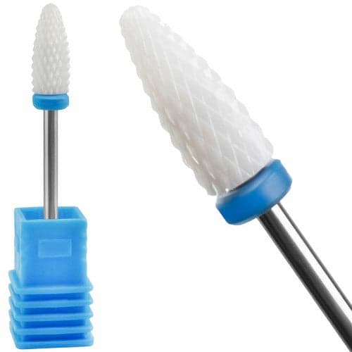 Ceramic nail cutter cone shape medium for gel/acrylic, twist & lock