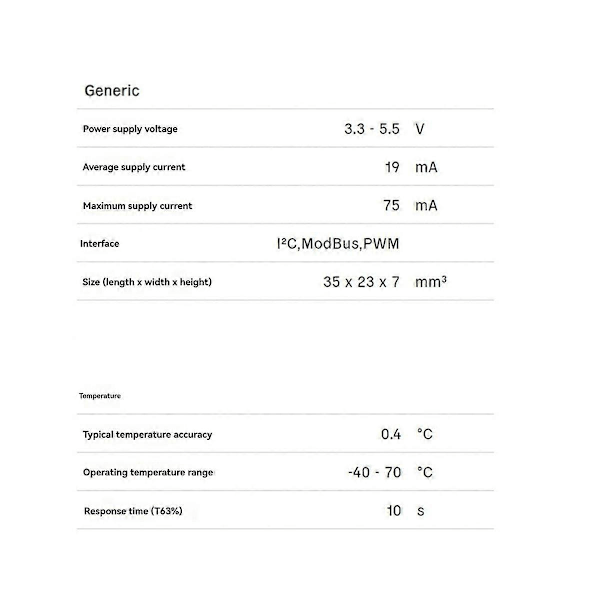 2st SCD30 Luftkvalitetssensor Modul för CO2 och RH T Mätningar I2C Modbus PWM