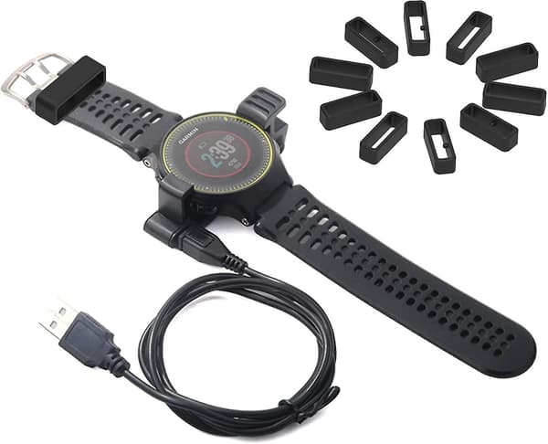 Silikonersättningsarmband Loop Kompatibel med Garmin Forerunner 35/235 (6-pack)