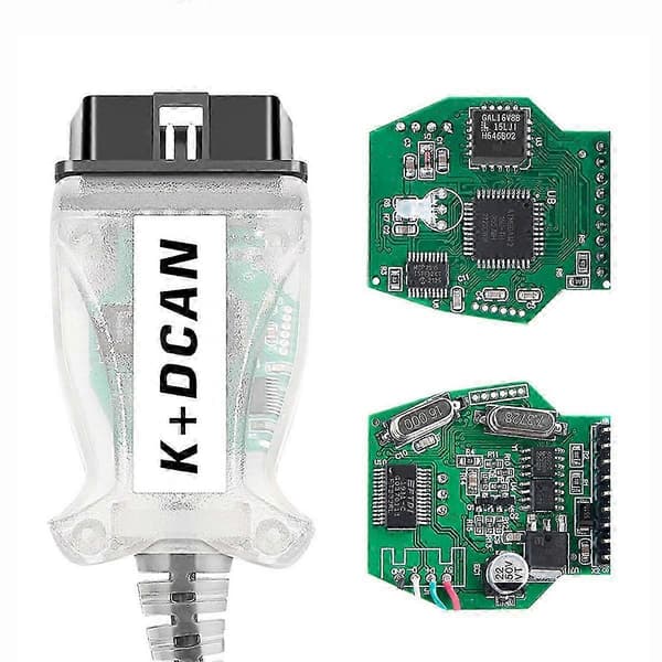 K+dcan Chip til Obd2 Auto Bil Diagnostiske Værktøjer Scanner Switch Usb Interface Kabel K + Dcan til