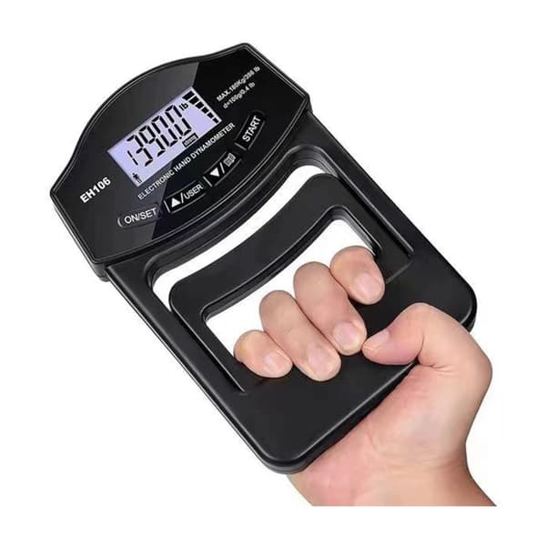 Digital Hand Dynamometer 180kg Rechargeable/Battery-Powered Grip Strength Tester