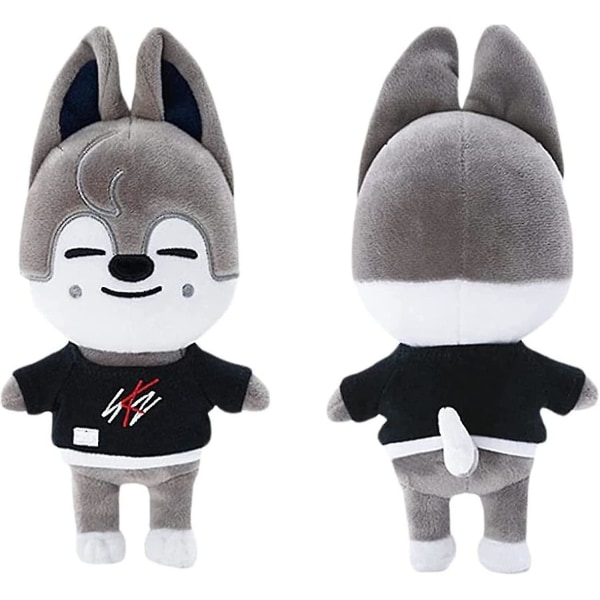 Skzoo Plush,8.3in Stray Kids Plush Toys,creative Soft Stuffed Cartoon Plush Toy Gift Toys For Kids Fans(wolf Chan)