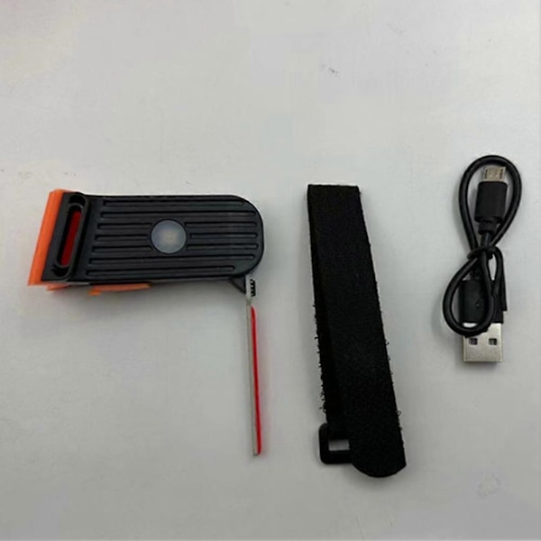 Polkupyörän osat Pon Drop Light USB Ladattava Polkupyörän Takavalo 3 Valotilaa Tukeva ja Kestävä Sopii Kaikkiin Polkupyöriin