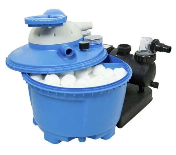 Filterkugler til sandfilterpumpe 1,4 kg polyethylen 1 mikron vaskbare