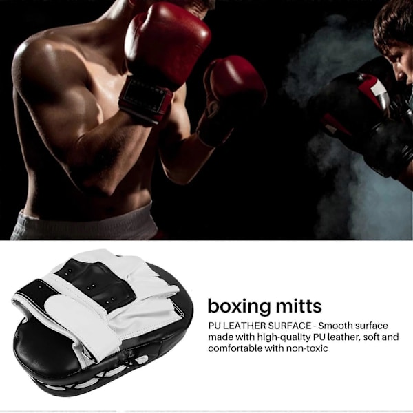 Boxningshandskar i läder, träningshandskar för karate, Muay Thai-spark, sparring, dojo, Ma