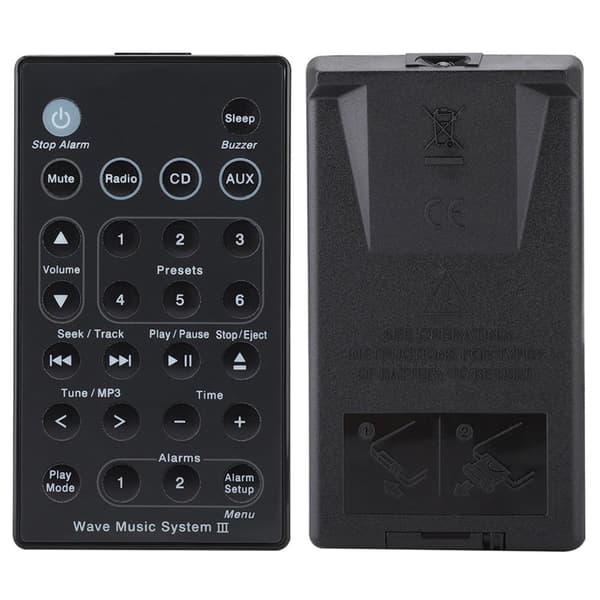 Multifunksjonell fjernkontrollerstatning for Bose Wave Music System Radio CD