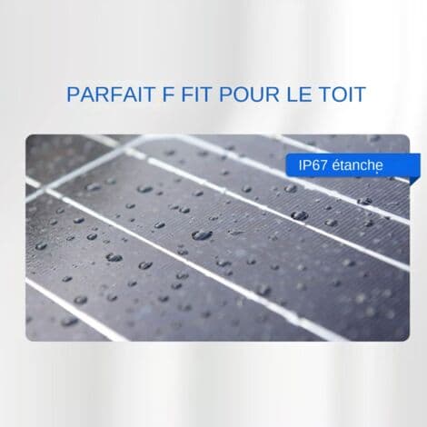 300W 12V/18V solpanel, bærbar solpanel med solcelleladecontroller + kabel + 4 sugekopper, til batterier, autocamper, båd