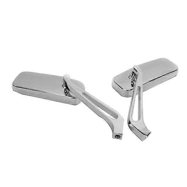 Motorcykelbackspeglar Krom 8/10Mm För