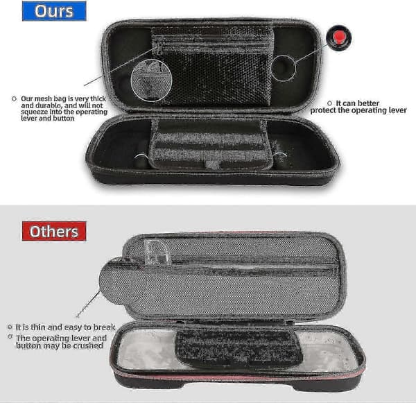 Bærbar Hard Shell Taske til Hori Split Pad Pro med 10 Spillekortpladser - JA