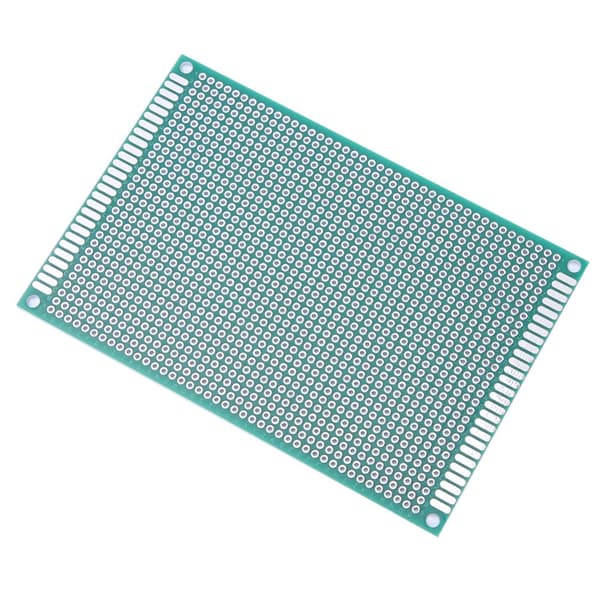 10 stk 8x12cm Dobbeltsidig Prototyp PCB Koblingsbrett Kretskort
