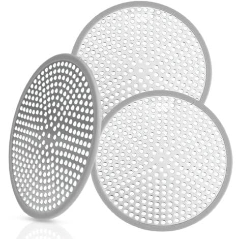 3 Stykker Hårfanger til Bruser, Hårfilter til Bruser og Badekar 118 mm/ 4,65\", Brusegitter, Hårfilter til Badekar, Anti-hår Badekarrist