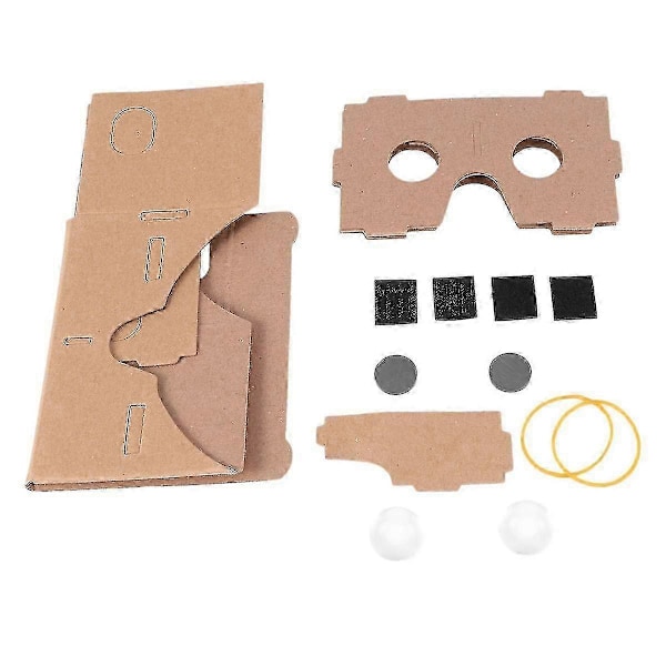 6 st 6 tum DIY 3D VR Virtual Reality-glasögon i hårdpapp för Cardboard